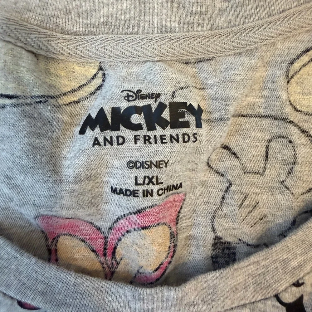 Disney Mickey Mouse Minnie Mouse & Friends Sleep Pajama Dress Women’s Size L/XL - Picture 2 of 4